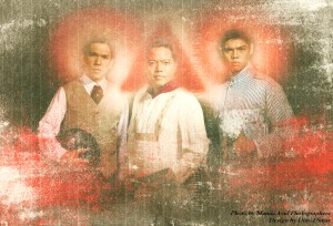 Left to Right-Marvin Garaymon (J. Rizal), Dondi Ong (Andres B.), Antonio Ferrer (Emilio Jacinto)